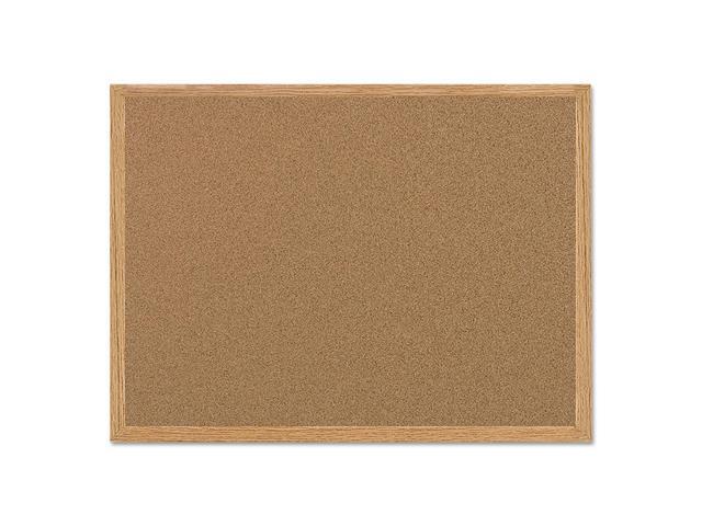 MasterVision Value Cork Bulletin Board with Oak Frame 24 x 36 Natural MC070014231