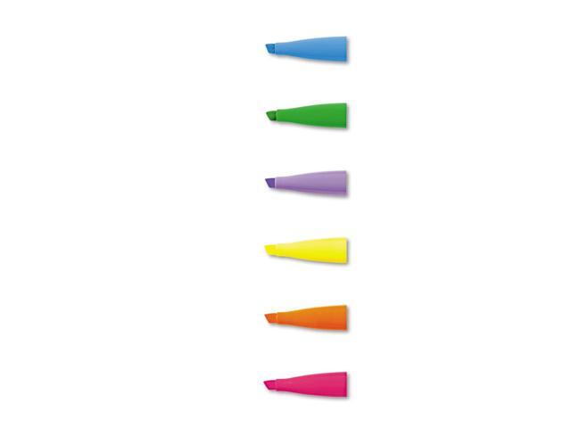 Avery HI-LITER Pen-Style Highlighter Chisel Tip Fluorescent Yellow Ink Dozen 23591