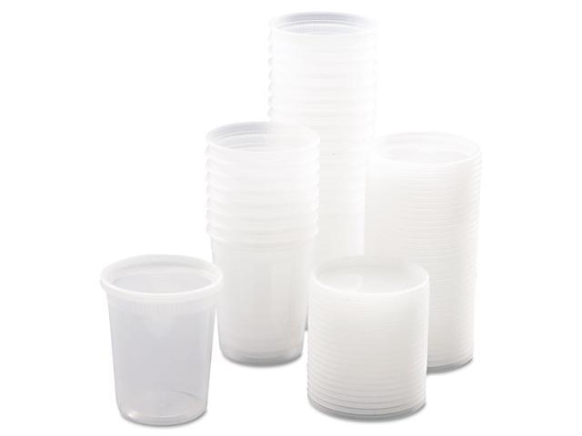 Pactiv DELItainer Microwavable Combo Clear 32oz 4 11/20 dia x 5 11/20h 240