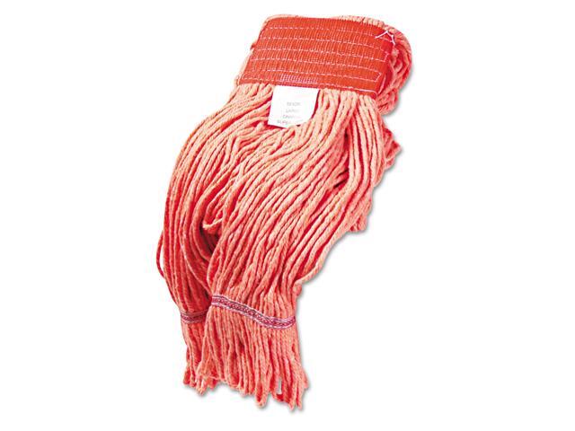Boardwalk Super Loop Wet Mop Heads Cotton/Synthetic Large Size Orange 503OR