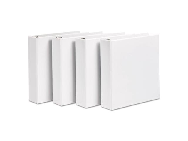 Avery Durable View Binder with DuraHinge and Slant Rings 2' White 4/Pack 17577