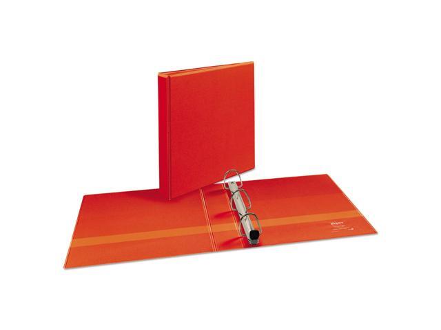Avery Heavy-Duty View Binder w/Locking 1-Touch EZD Rings 1 1/2' Cap Red 79171