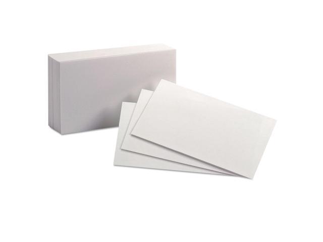 Oxford Unruled Index Cards 3 x 5 White 100/Pack 30