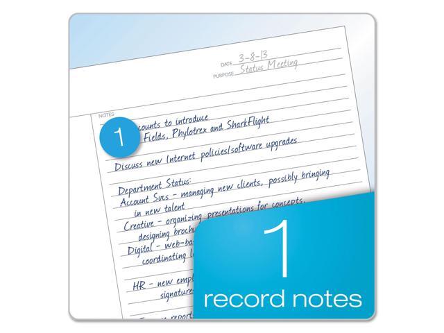 Tops Focusnotes Steno Pad, Pitman Rule, Blue Cover, 80 White 6 X 9 Sheets 90222