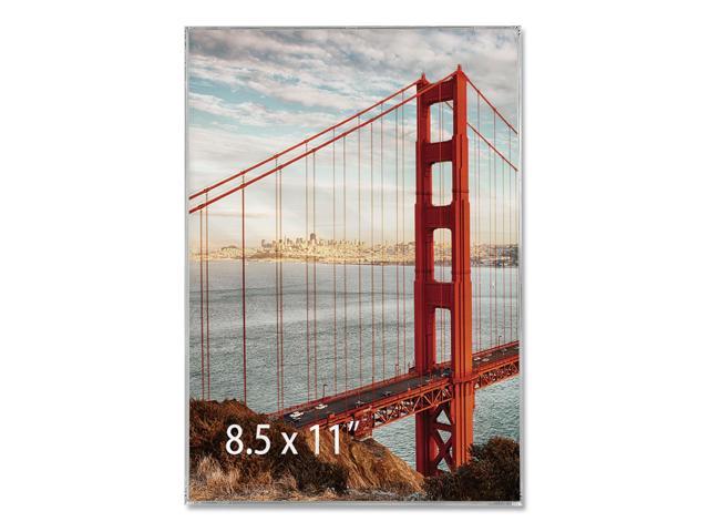 Photos - Photo Frame / Album Universal Clear Box Frame, Plastic, 8 1/2 x 11 Insert, Clear 76890 