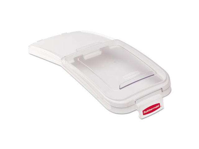 Rubbermaid 29' x 12-1/8' x 2' Polypropylene Storage Bin Lid, White FG9F7700CLR