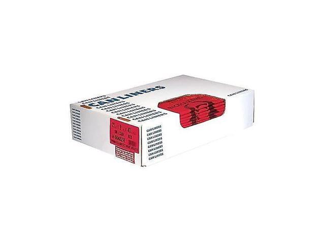 Heritage 30 Gal. Biohazard Liners Red 43'L x 30'W 342596
