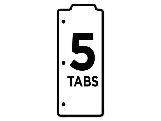 Avery - Snap-In Plastic Bookmark Dividers with White Labels, Set of 5 - Assorted Colors - image 7