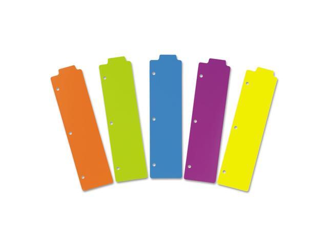 Avery - Snap-In Plastic Bookmark Dividers with White Labels, Set of 5 - Assorted Colors - image 6