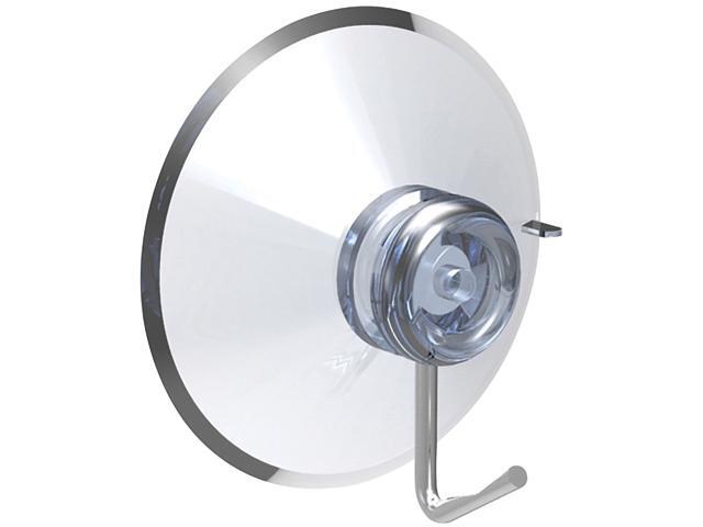 Deflecto Suction Cup with Hook Metal Silver Hook 25/Pack 20011