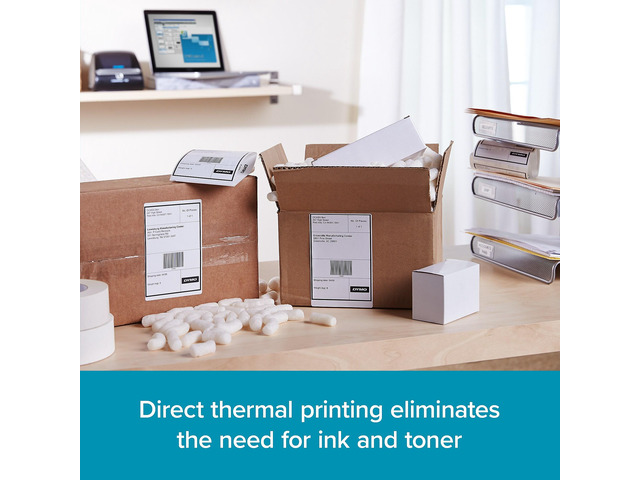 Dymo Labels LabelWriter 6'Wx4'H 20 RL/PK White 2050829