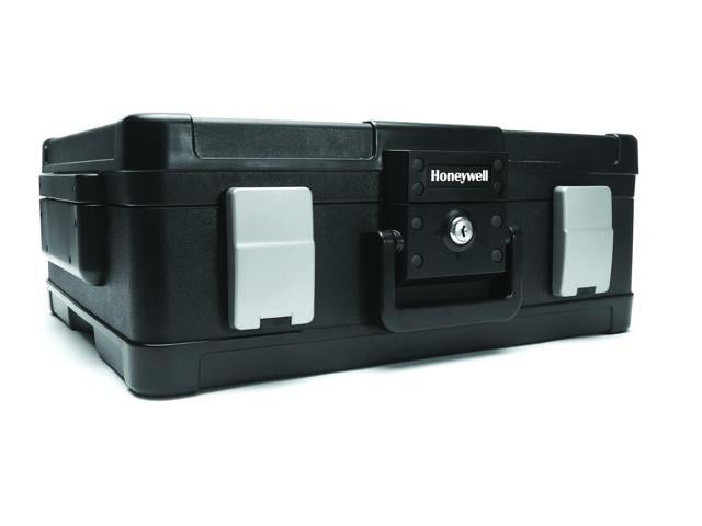 Honeywell - 0.39 Cu. Ft. Fire- and Water-Resistant Hanging File Chest with Key Lock - Black