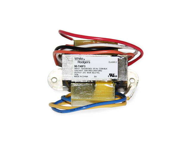 White-Rodgers Cls 2 Trnsfrmr,40VA,Open,Foot 90-T40F3