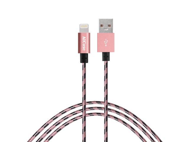 AICase iPhone Charger Cable 10ft Lightning Cable Durable Braided Cord
