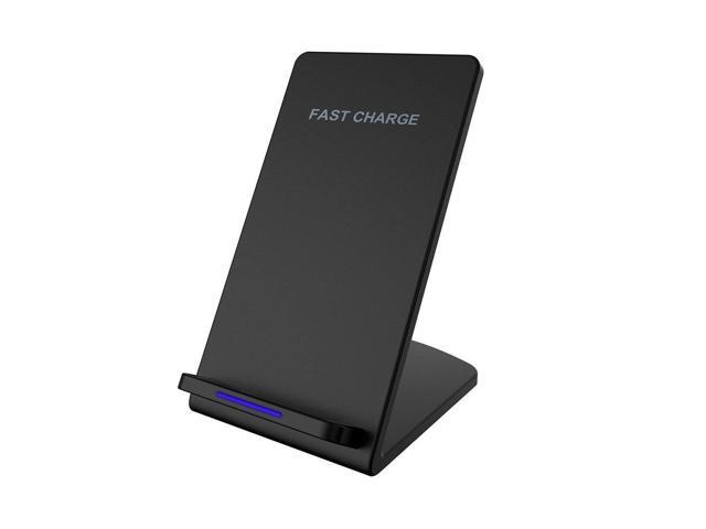 Qi Fast Wireless Charging Pad Stand Station with 2 Coils Cell
