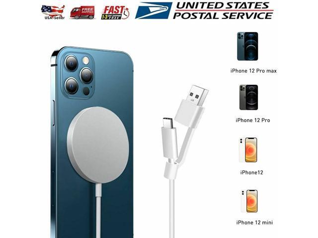 iPhone 12 MagSafe Wireless Charger Magnetic Fast Charging Pad Cable