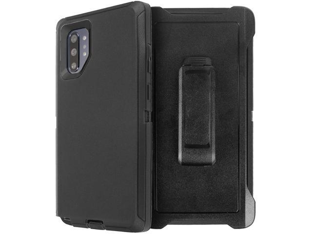 AICase Galaxy Note 10+ Belt-Clip Holster Full Body Rugged Heavy Duty Shock/Drop/Dust Proof 4-Layer Protection Case
