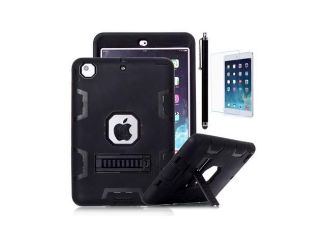 Heavy Duty Hybrid Shockproof Hard Case Cover Rubber Stand For iPad Mini 1/2/3