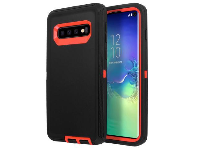 Galaxy S10+ Plus Heavy Duty 3 in 1 Scratch Resistant, Dropproof, Soft TPU+ Hard PC Hybrid Truly Shockproof Water-Resistance Protective Case