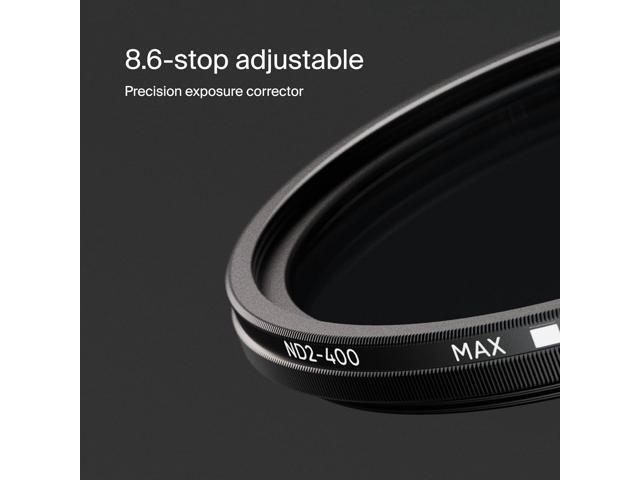 Urth 49mm ND2-400 Variable ND Lens Filter 1-8 (6 Stop Range) UNDX400ST49