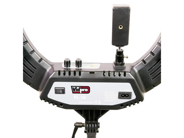 Vidpro RL-18 LED 18 Inch Ring Light Kit with Stand and Case