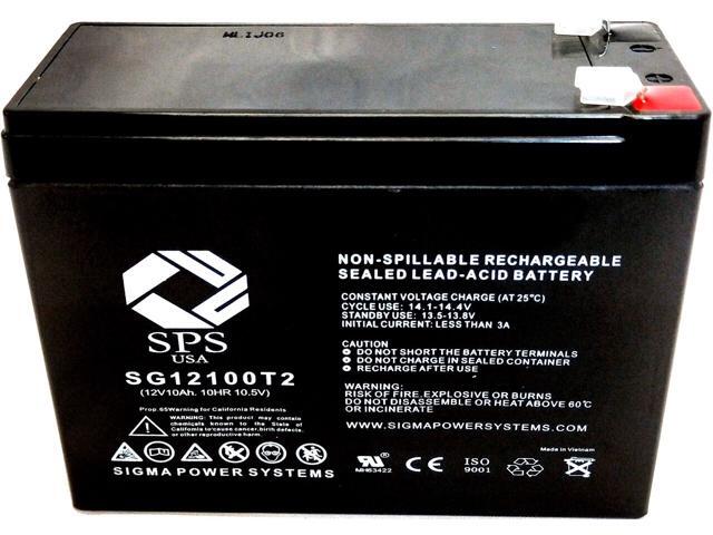 SPS Brand 12V 10Ah Replacement Battery for Kung Long WP10-12SE (1 Pack)