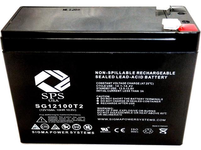 SPS Brand 12V 10Ah Replacement Battery for Power Patrol SLA1097 (1 Pack)