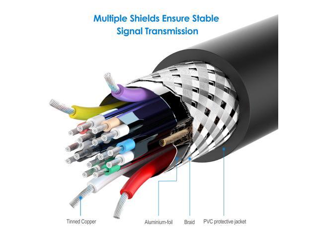 kirzi DisplayPort Cable,DP Cable 6ft(2m)[4K@60Hz, 2K@165Hz, 2K@144Hz], Display Port Cable 1.2 High Speed DisplayPort to DisplayPort Cable...