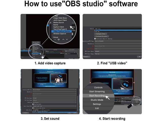 HDMI USB Audio Video Capture Cards, HDMI to USB Game Capture Card,Full HD 1080P Recording, Easily Connect DSLR, Camcorder, or Action Cam to PC or...
