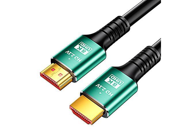 kirzi 8K@60Hz HDMI Cables 6ft, Ultra High Speed hdmi 2.1cable 4K@120Hz 48Gbps HD HDMI to HDMI Cord, Support Dynamic HDR, eARC, Dolby Atmos,...