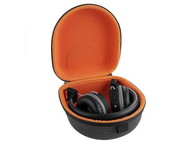 Geekria Shield Headphones Case Compatible with JLab Go Lux ANC Audio Neon Folding/Studio Pro Replacement Hard Shell Travel Carrying Bag (Dark Grey) - image 3