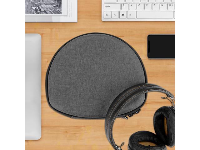 Geekria Shield Headphones Case Compatible with Sennheiser HD 450BT/400S MOMENTUM 3/2 Replacement Hard Shell Travel Carrying Bag with Cable Storage (Dark Grey) - image 6