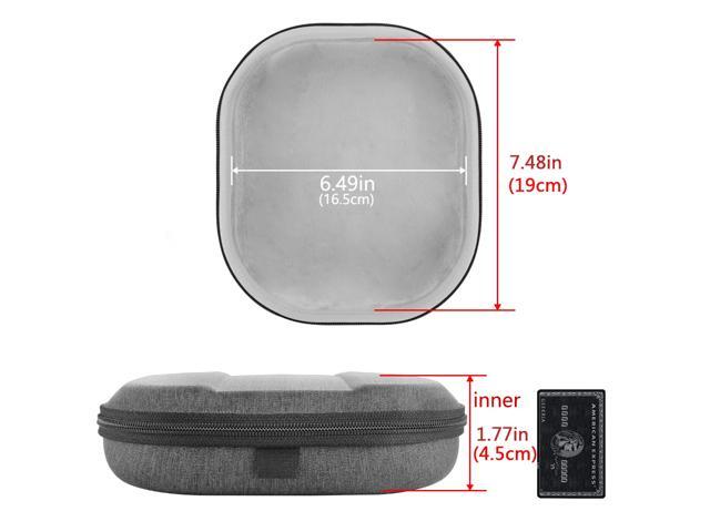 Geekria Shield Headphones Case Compatible with JBL Tune 660BTNC 700BT 510BT 570BT Live 460NC Replacement Hard Shell Travel Carrying Bag with Cable Storage (Dark Grey) - image 4