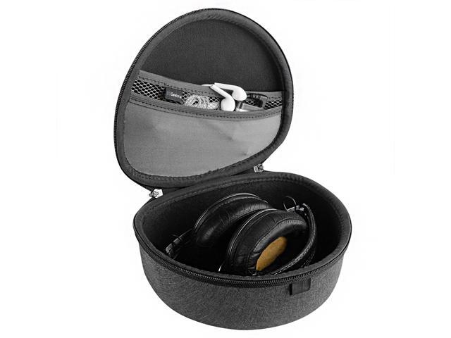 Geekria Shield Headphones Case Compatible with Sennheiser HD 450BT/400S MOMENTUM 3/2 Replacement Hard Shell Travel Carrying Bag with Cable Storage (Dark Grey) - image 3
