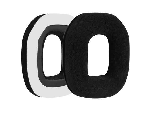 Geekria Comfort Velour Replacement Ear Pads for Astro A40 TR A50 Headphones Earpads, Headset Ear Cushion Repair Parts (Black)