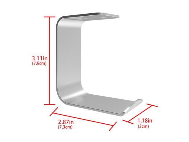 Geekria Under-Desk Headphone Stand Mount Holder / Headsets Hanger / Gaming Headset Headphone Hook / Universal Stand for All Headphones Size (2pcs C...