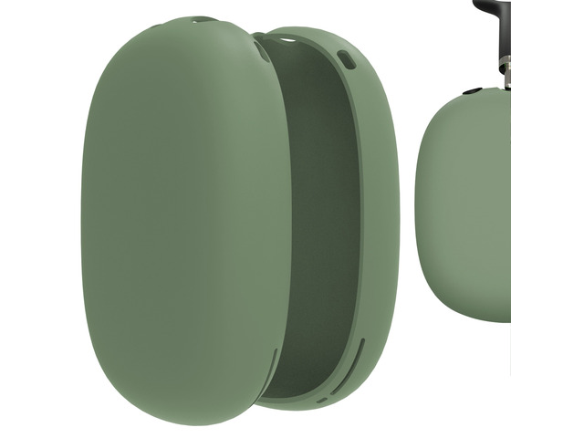 Geekria Silicone Skin Cover for AirPods Max Headphones, Scratch Protection Case / Earpieces Cover / Headset Speakers Skin Protector (Green)
