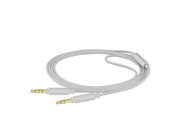 Geekria Audio Cable with Mic Compatible with V-MODA Crossfade 3 LP LP2 M-200 M-100 M-80 V-80 Cable 3.5mm Aux Replacement Stereo Cord with Inline Microphone (4 ft / 1.2 m) - image 2