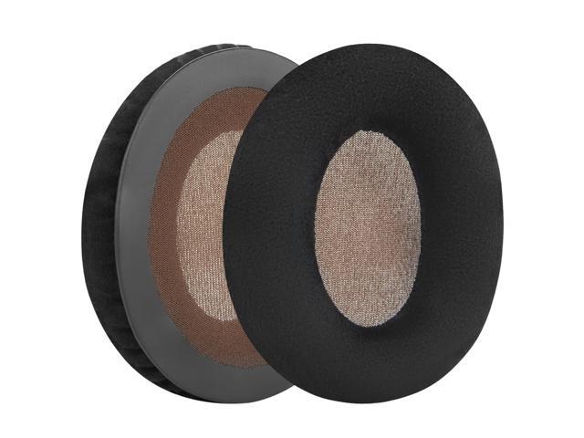 Geekria Comfort Velour Replacement Ear Pads for Sennheiser Momentum On-Ear Headphones Earpads, Headset Ear Cushion Repair Parts (Black Velvet)
