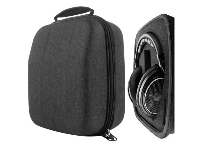 Geekria Shield Case for Large-Sized Over-Ear Headphones Compatible with Sennheiser HD660s 2 HD599 Replacement Protective Hard Shell Travel Carrying Bag with Cable Storage (Dark Grey) - image 2