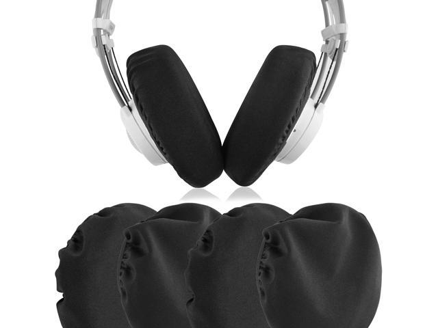 Geekria 2 Pairs Large Flex Fabric Washable Headphone Covers/Earphone Covers/Ear Pads Protector/Stretchable Sanitary Earcup, Fits 4.33'-6.29'...