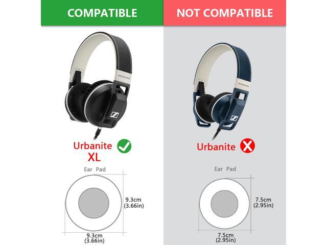 Geekria Comfort Velour Replacement Ear Pads for Sennheiser Urbanite XL Over-Ear Headphones Ear Cushions Repair Parts with Video Guide (Black) - image 3