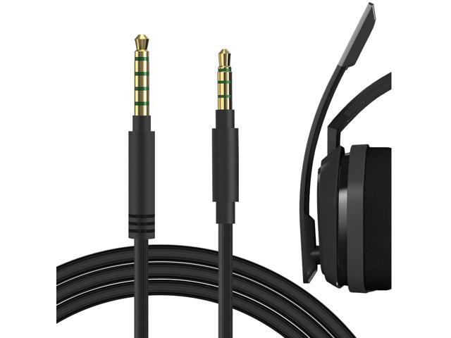 Geekria QuickFit Audio Cable Compatible with Astro A40 tr, A40, A30, A10 Gen 2, A10 Gaming Headsets Cable / 5 Steps to 4 Steps, 3.5mm to 3.5mm Male...