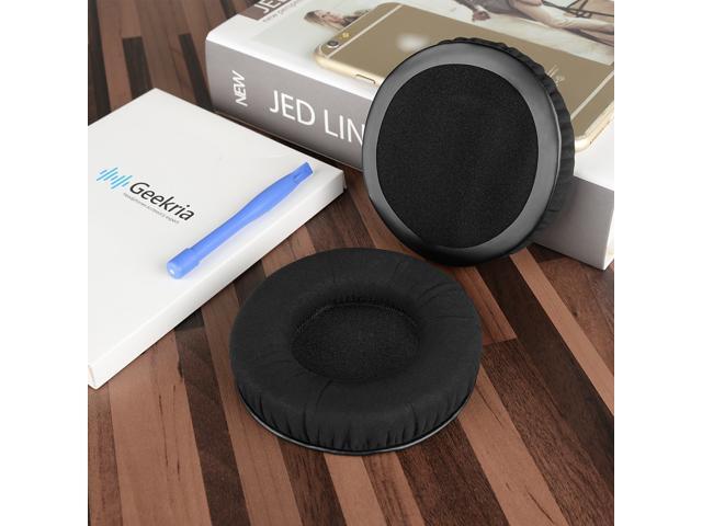 Geekria Comfort Velour Replacement Ear Pads for Sennheiser Urbanite XL Over-Ear Headphones Ear Cushions Repair Parts with Video Guide (Black) - image 6
