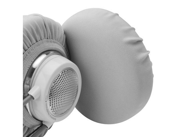 Geekria 2 Pairs Large Flex Fabric Washable Headphone Covers/Earphone Covers/Ear Pads Protector/Stretchable Sanitary Earcup, Fits 4.33'-6.29'...