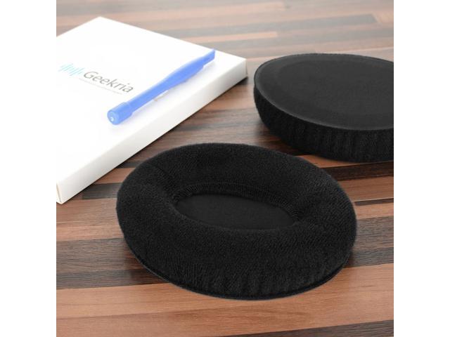 Geekria Comfort Velour Replacement Ear Pads for Sennheiser HD418, HD419, HD428, HD429, HD439, HD438, HD448, HD449 Headphones Earpads, Headset Ear...