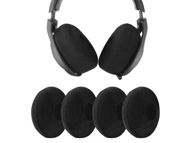 Geekria 2 Pairs Large Knit Fabric Washable Headphone Covers/Earphone Covers/Ear Pads Protector/Stretchable Sanitary Earcup, Fits 4.33'-6.29'...