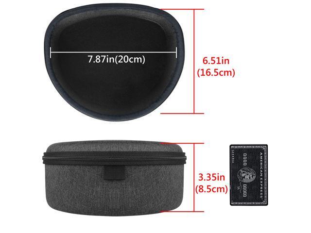 Geekria Shield Headphones Case Compatible with Sennheiser HD 450BT/400S MOMENTUM 3/2 Replacement Hard Shell Travel Carrying Bag with Cable Storage (Dark Grey) - image 4