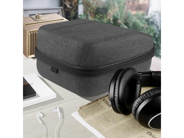 Geekria Shield Case for Large-Sized Over-Ear Headphones Compatible with Sennheiser HD660s 2 HD599 Replacement Protective Hard Shell Travel Carrying Bag with Cable Storage (Dark Grey) - image 7