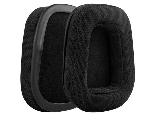 Geekria QuickFit Mesh Fabric Replacement Ear Pads for Logitech G533, G633, G635, G933, G935 Headphones Ear Cushions, Headset Earpads, Ear Cups...